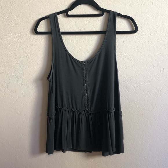 American Eagle Outfitters Tops - Flowy Peplum Tank Top